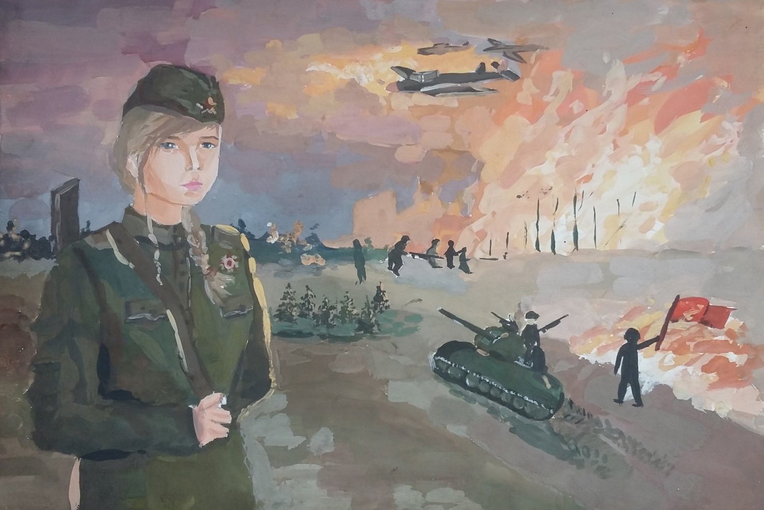 Анастасия Можаева получила спецприз всероссийского конкурса рисунков
