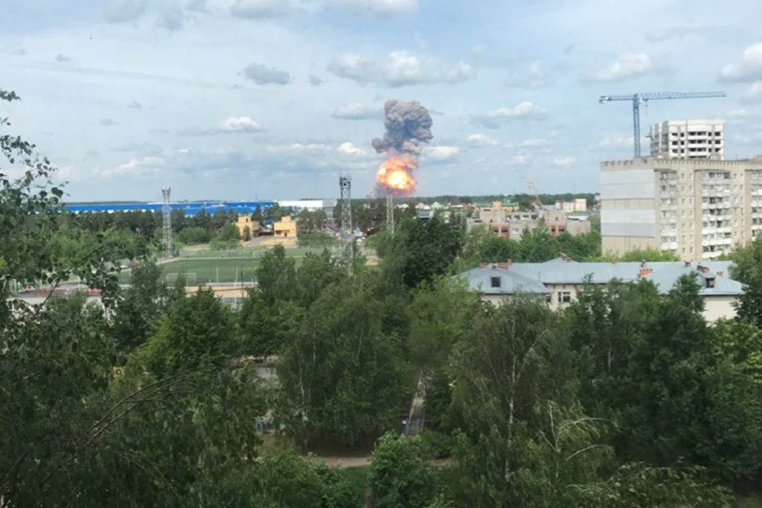 На оборонном заводе в Дзержинске прогремели три взрыва