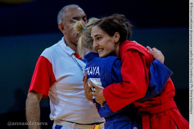 Самбисты Рябова и Кубарьков завоевали золото и бронзу на Европейских играх