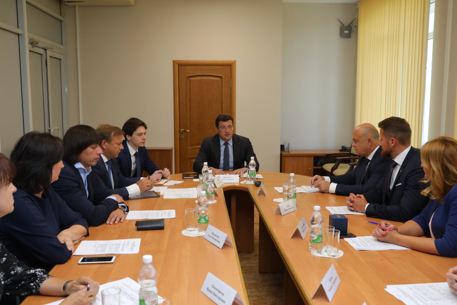 Глеб Никитин обсудил сотрудничество региона с «Деловой Россией»