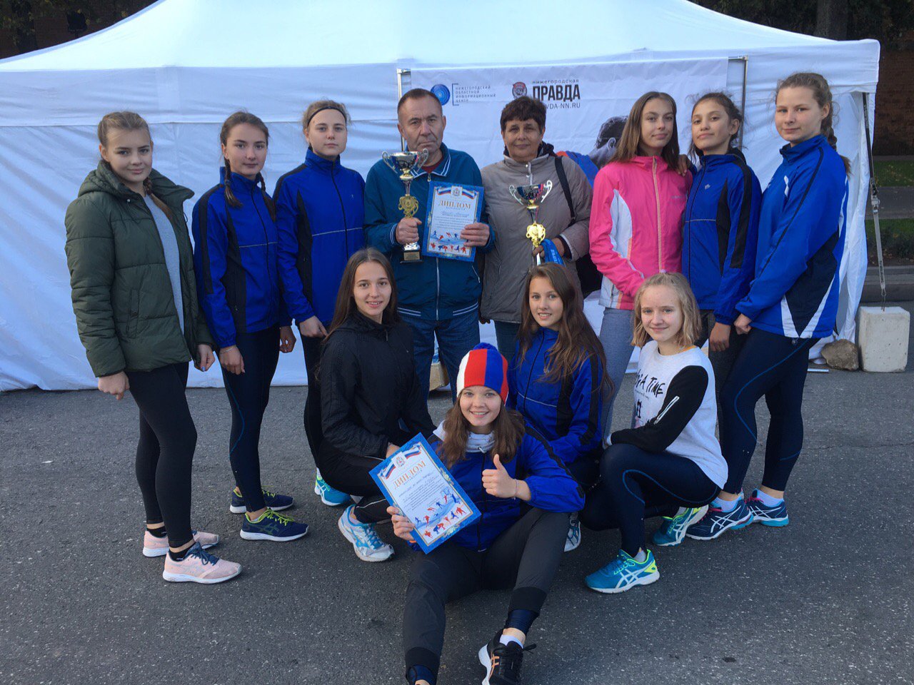 Выксунские легкоатлетки выиграли эстафету в Нижнем Новгороде