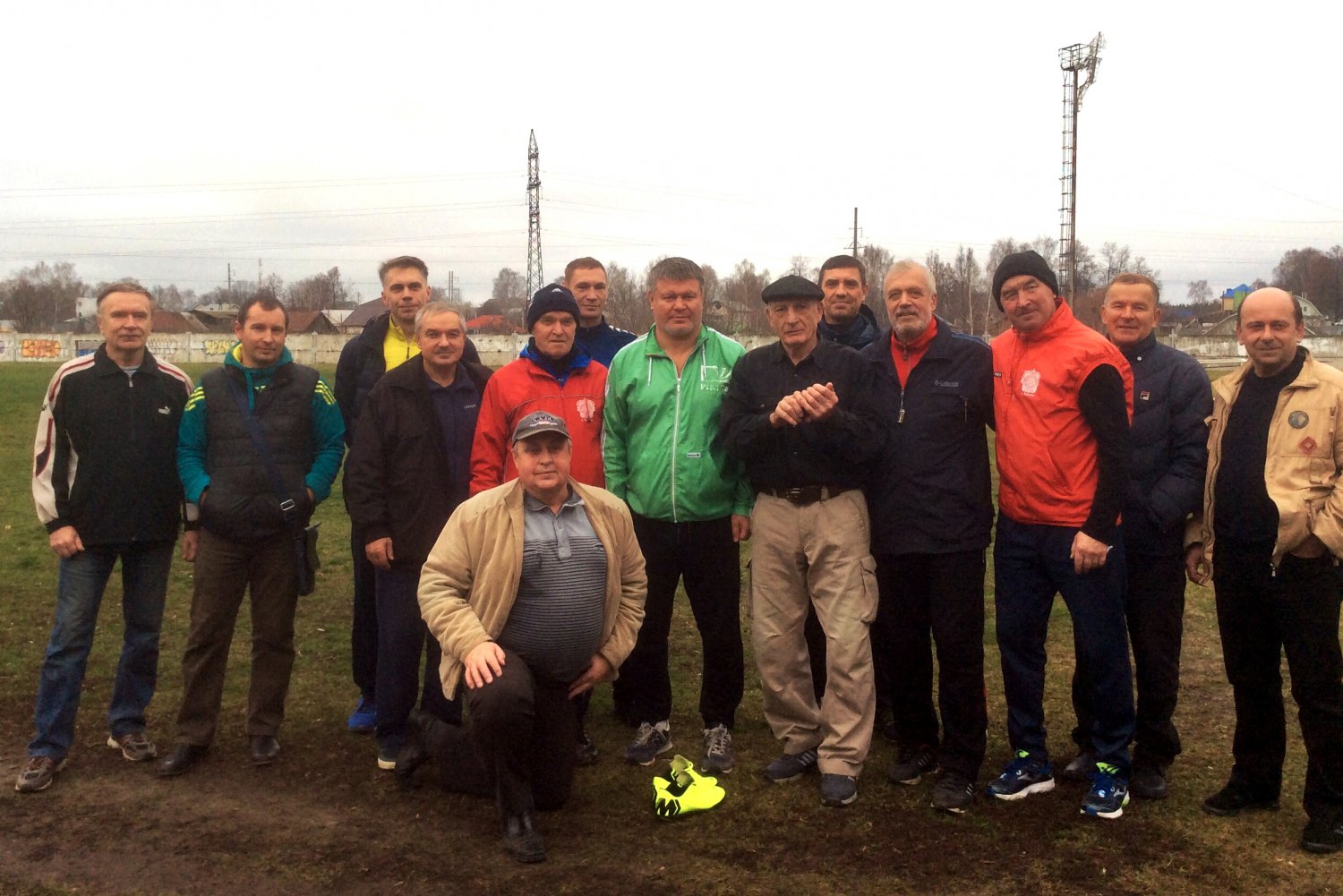 Олег Тактаров сыграл в футбол с выксунскими ветеранами