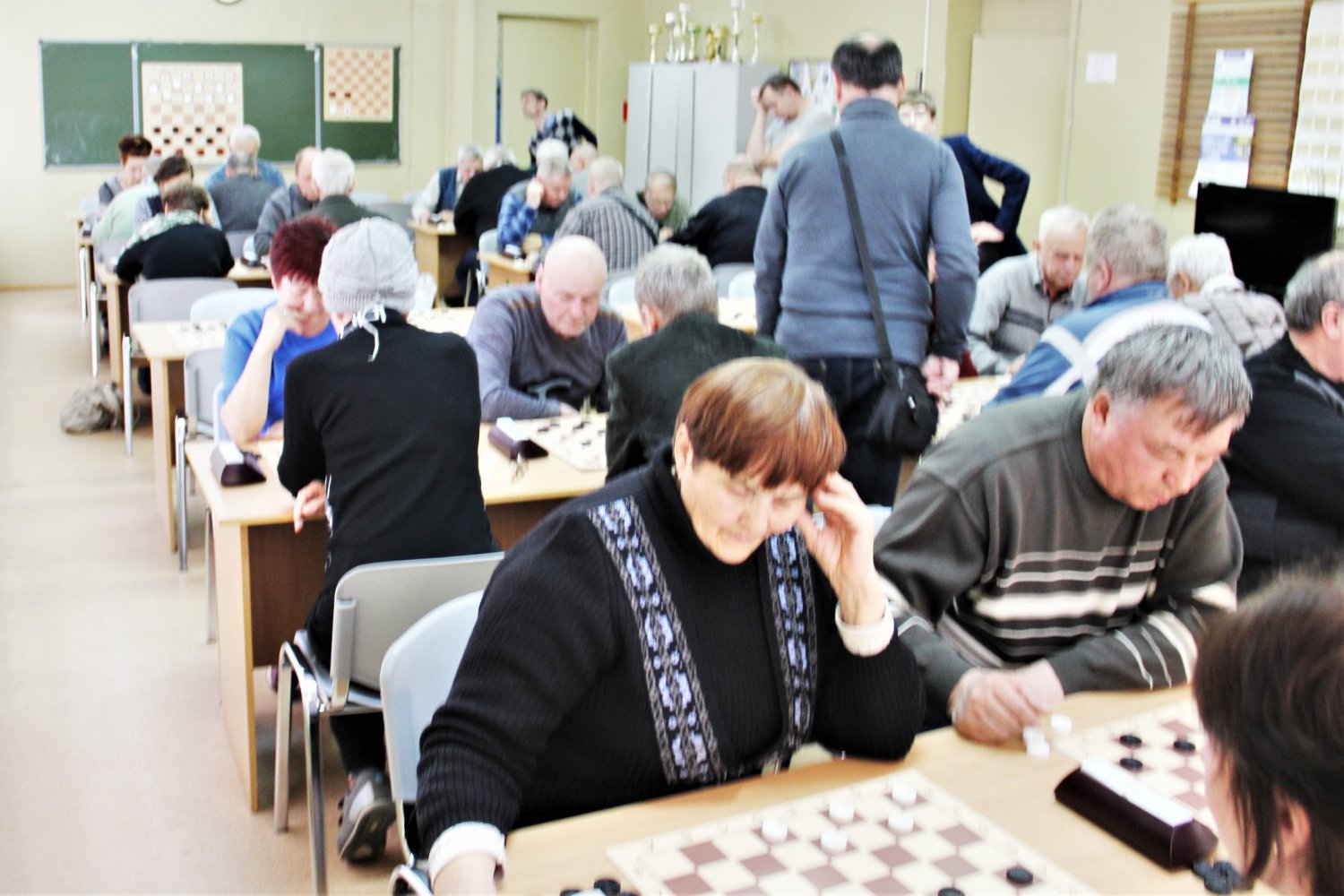 Выксунские шашисты завоевали серебро на спартакиаде ветеранов