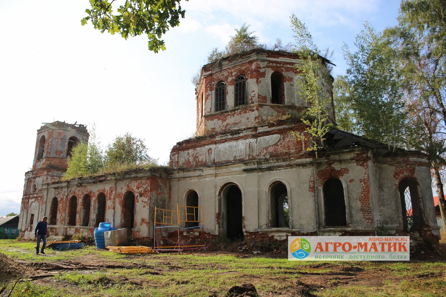 «Агро-Матик» стал инициатором восстановления храма в Досчатом