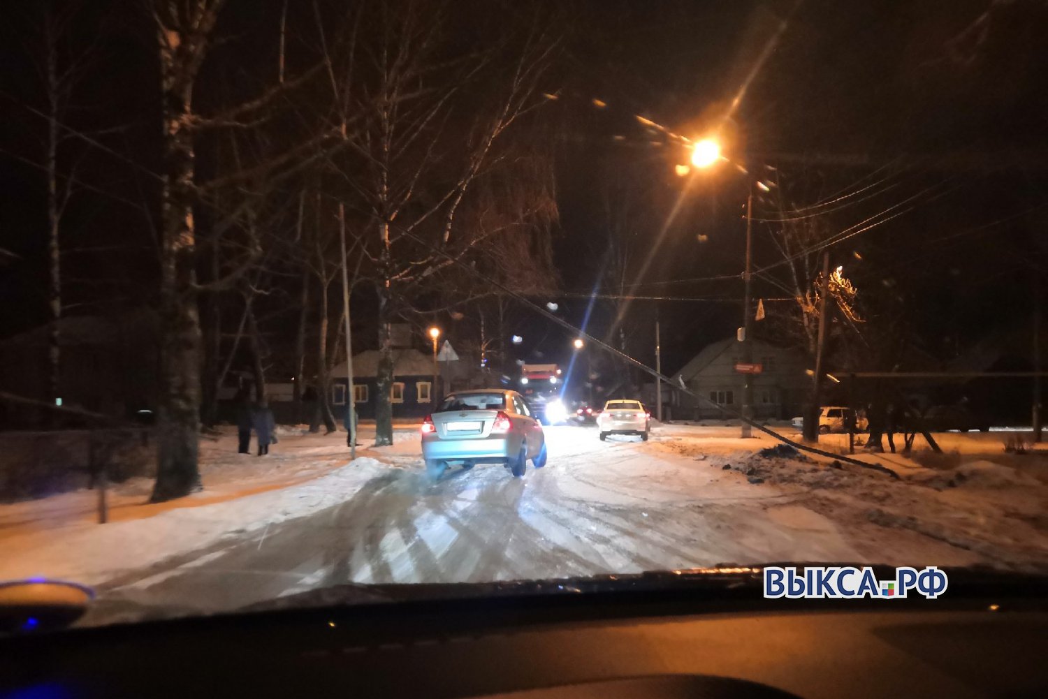 «Жигули» снесли газовую опору на улице Слепнёва