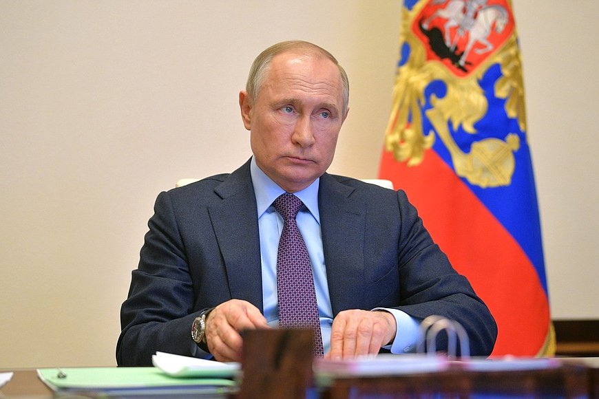 Путин выступит с обращением на совещании по коронавирусу