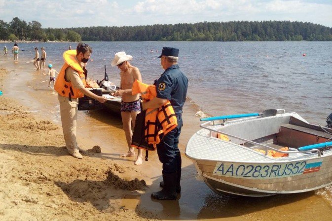 Спасатели посетили Выксунские пляжи
