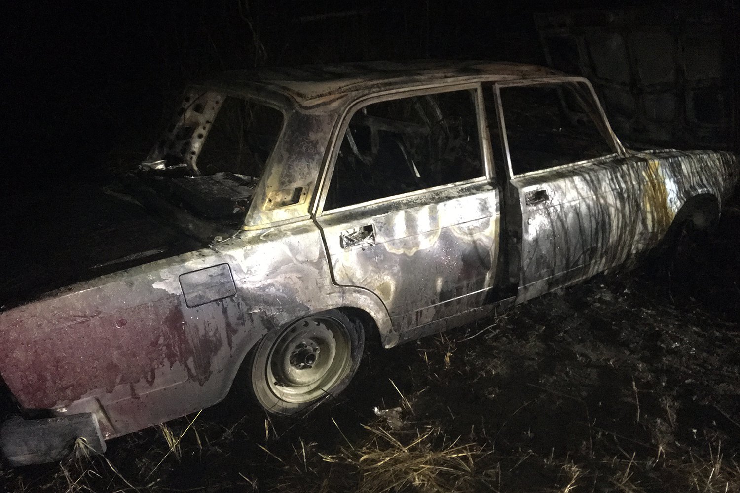 Автомобиль загорелся на ходу в Проволочном