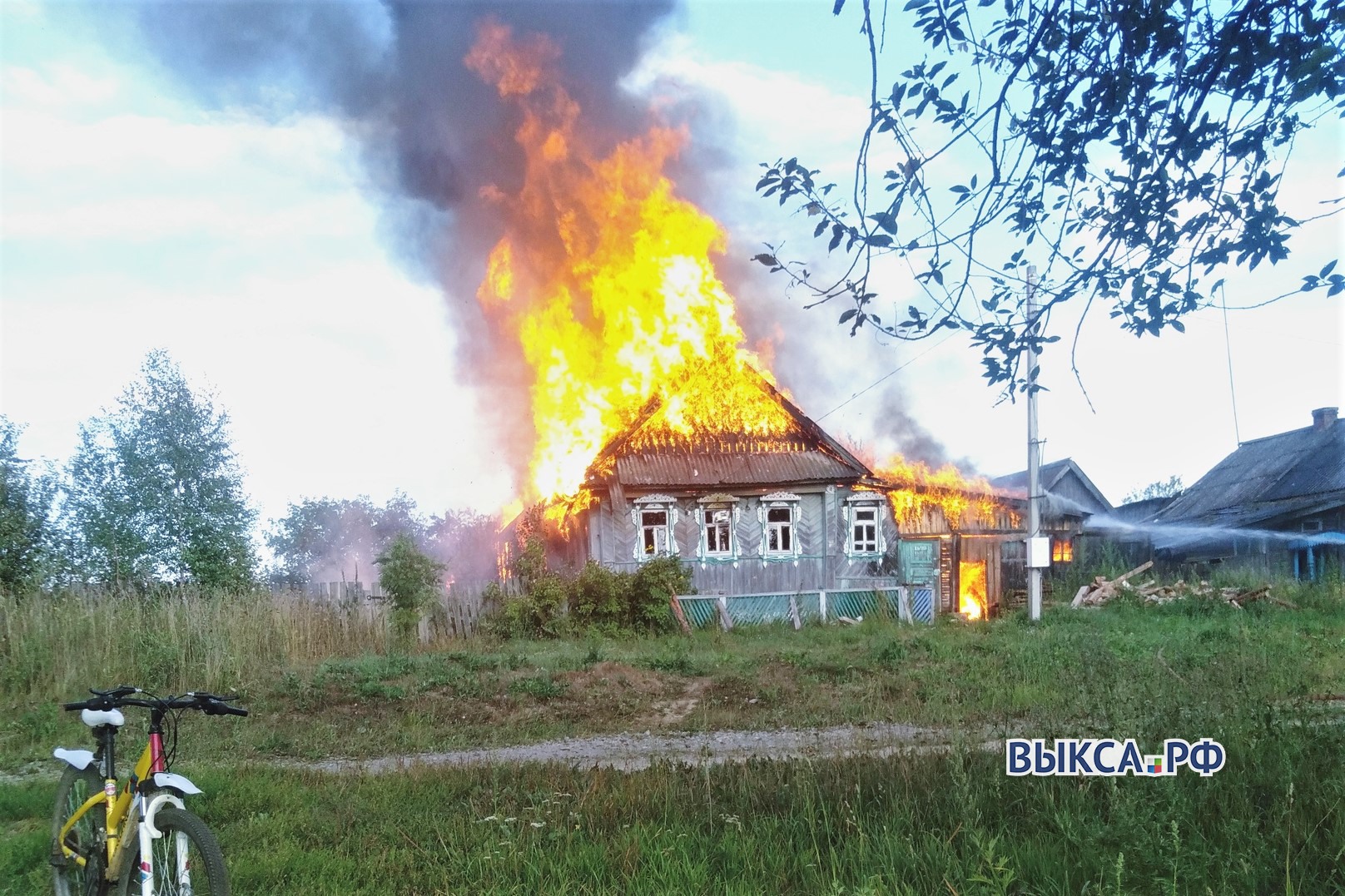 Курильщик сжёг дом в Новодмитриевке