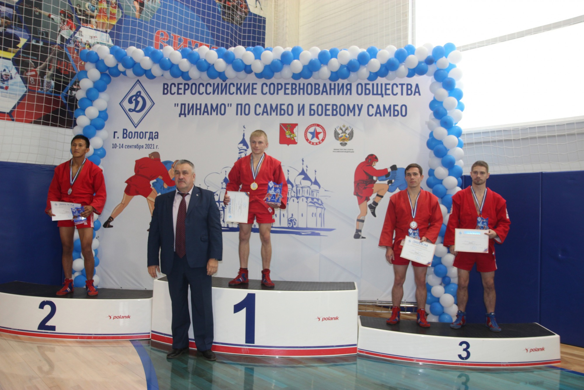 Самбист Андрей Кубарьков выиграл золото на соревнованиях общества «Динамо»