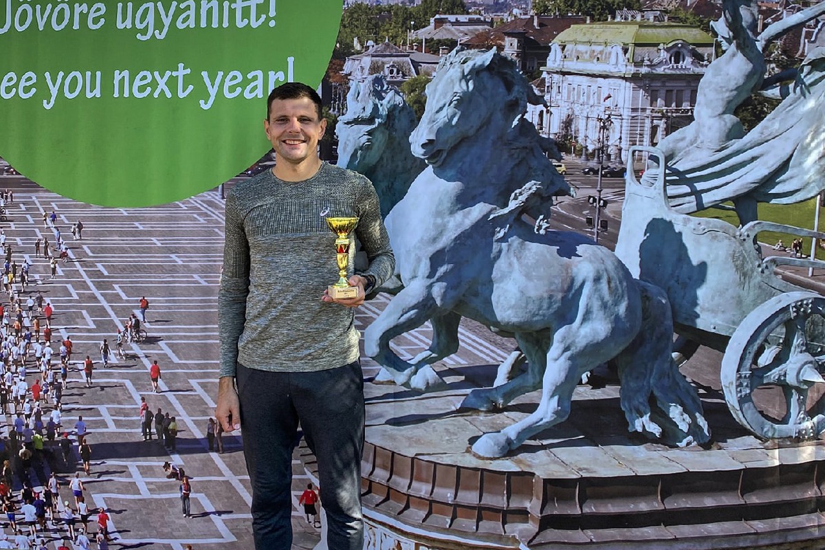 Легкоатлет Александр Абрамов финишировал вторым в Будапеште