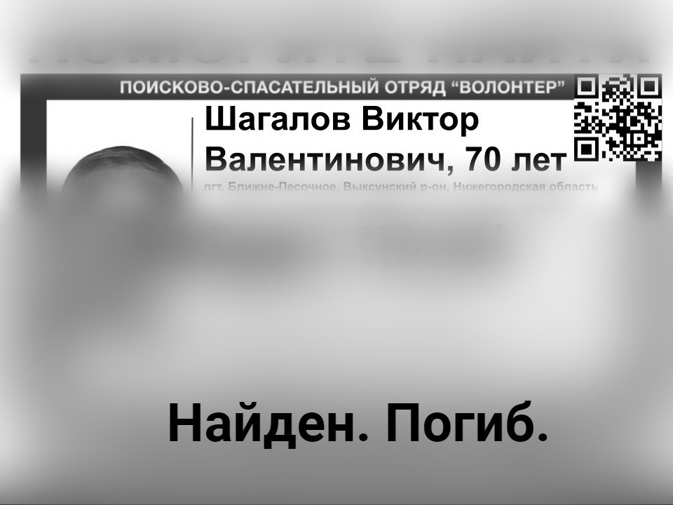 Найден мёртвым 70-летний Виктор Шагалов