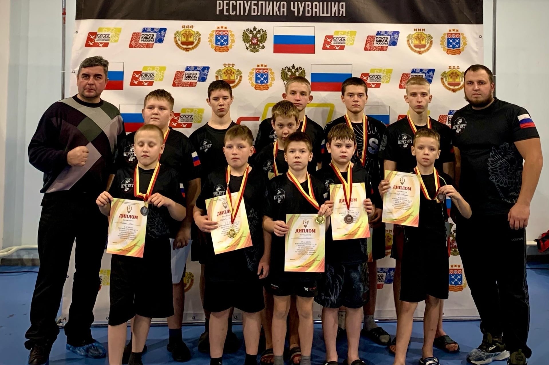 Бойцы «Пересвета» стали призёрами Кубка Чувашии по ММА