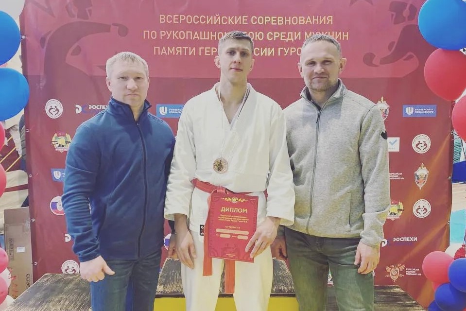 Дмитрий Волков взял бронзу на соревнованиях по рукопашному бою