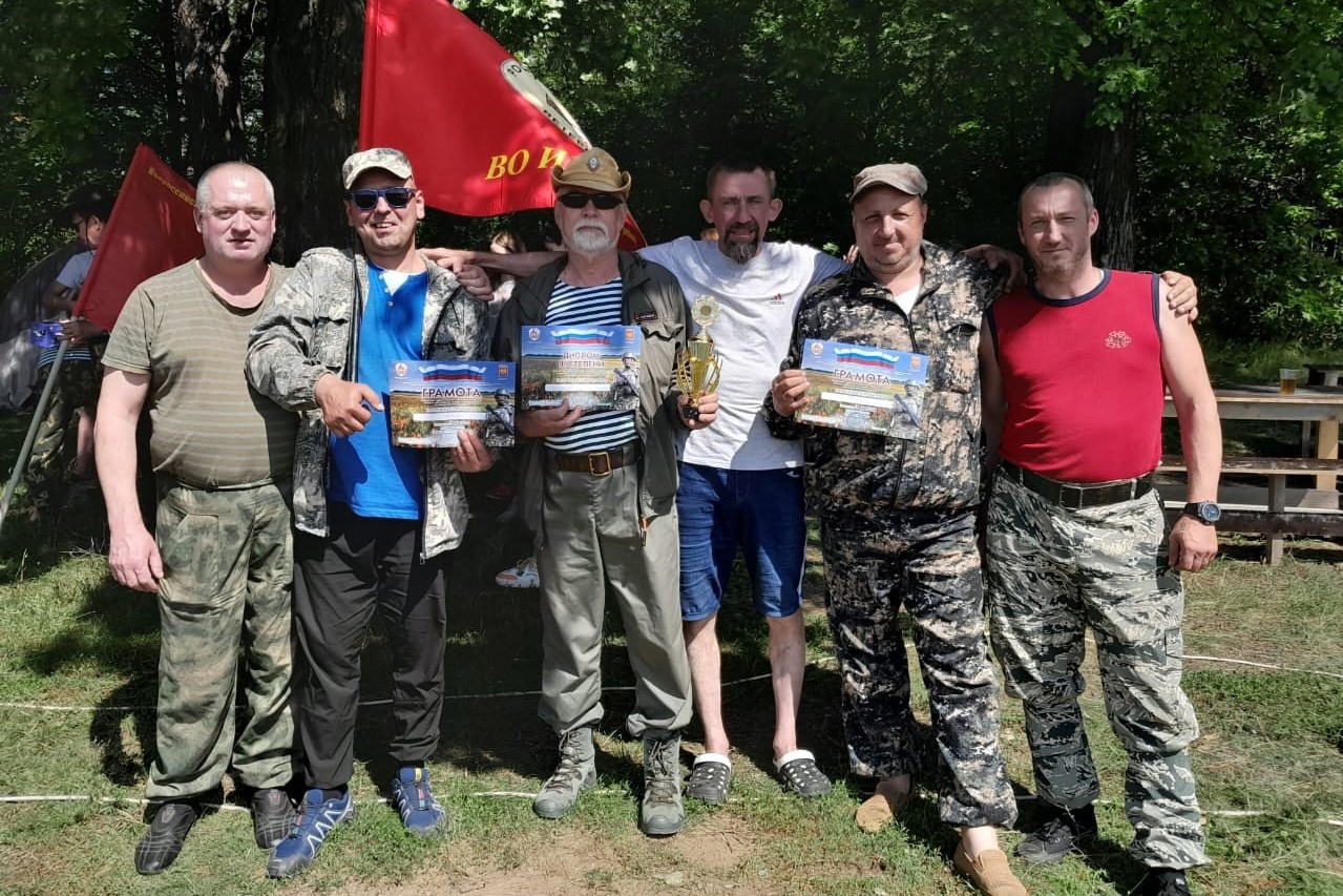 Ветераны боевых действий взяли бронзу на областном турслёте