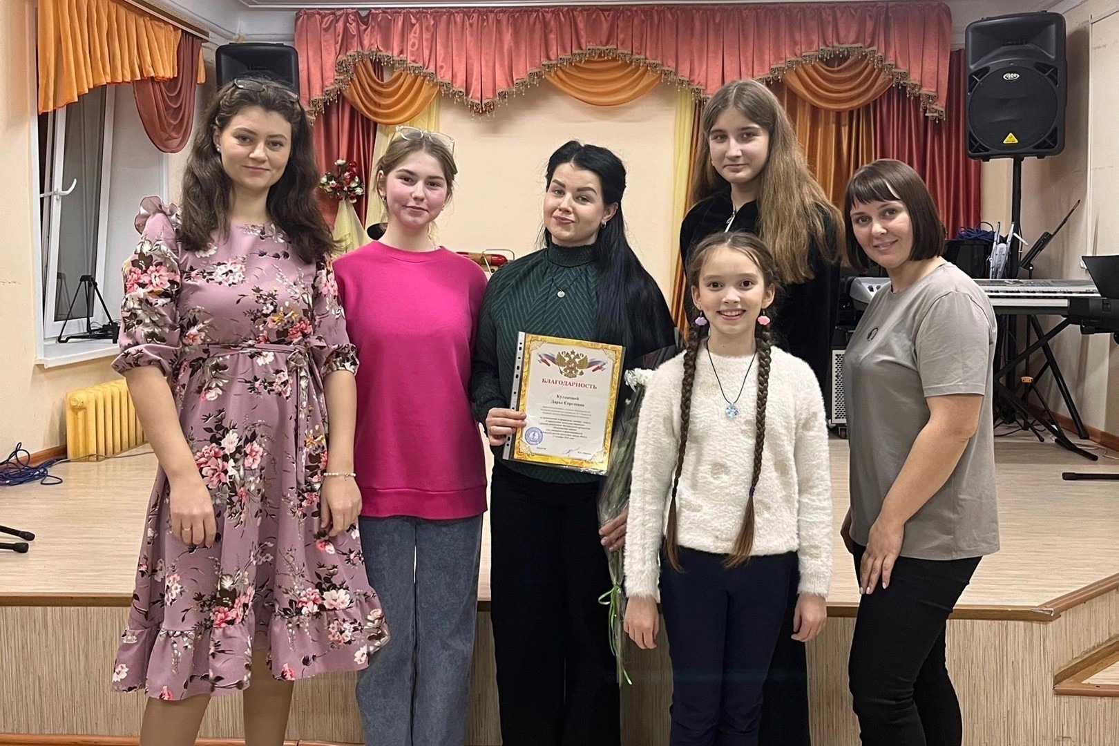 Нижегородская вокалистка дала мастер-класс ученикам ДШИ