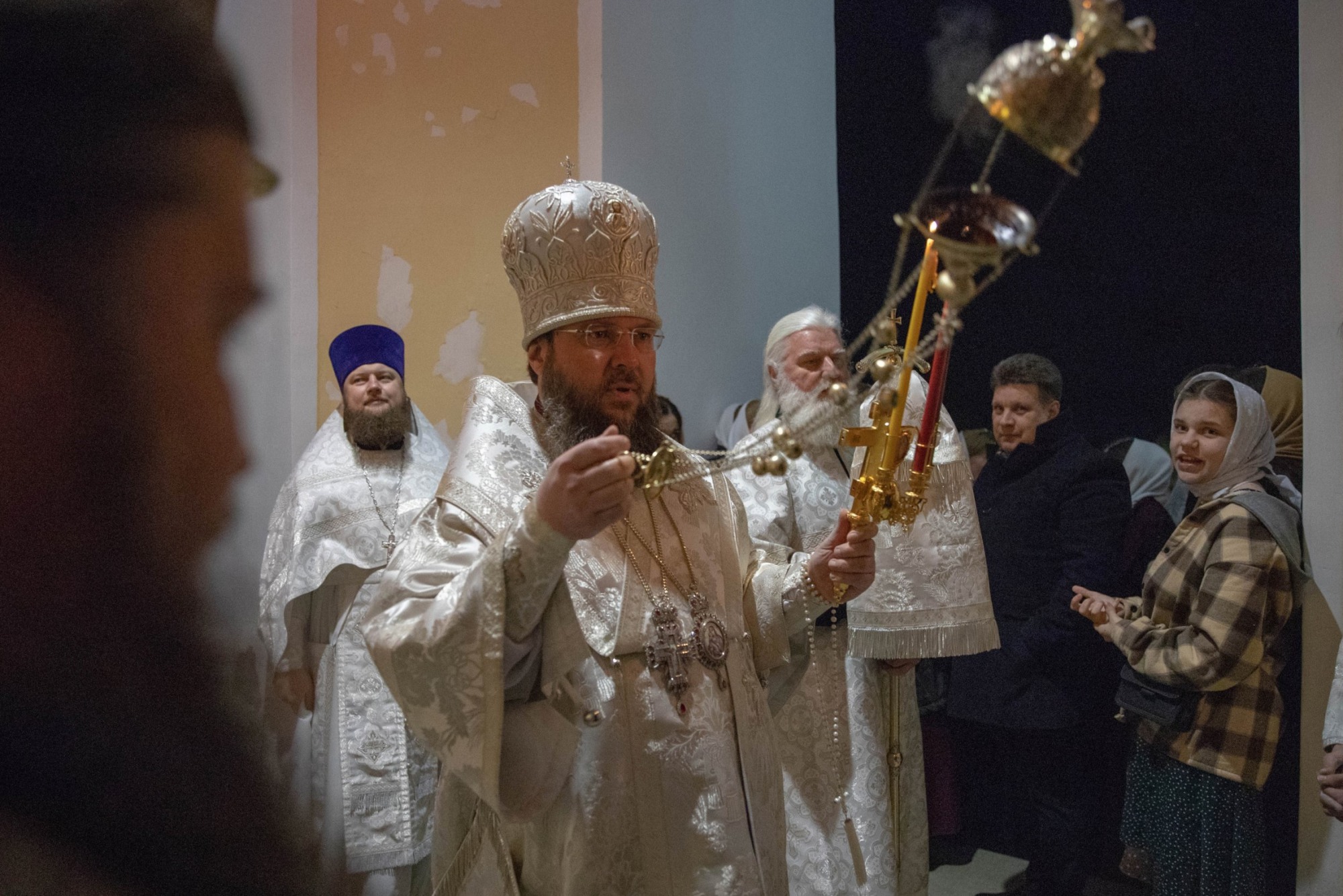 Епископ Сормовский Иннокентий возглавил пасхальные богослужения в Выксе
