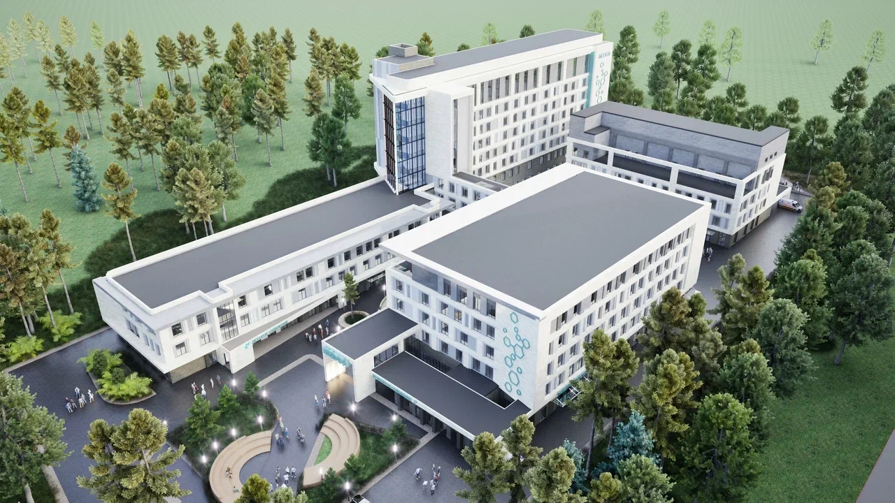 ОМК представила обновлённый проект медцентра «Медси»