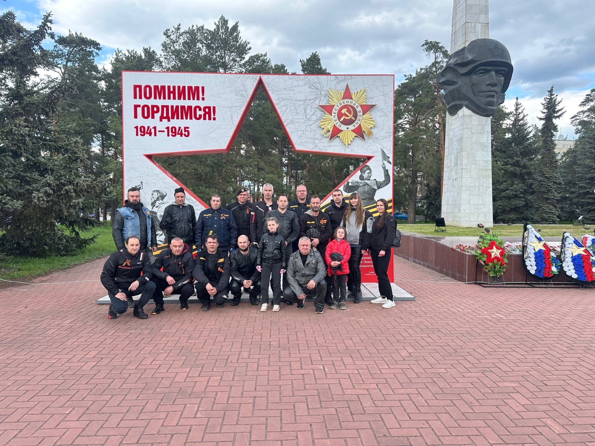 Мотоциклисты почтили память героев Великой Отечественной войны