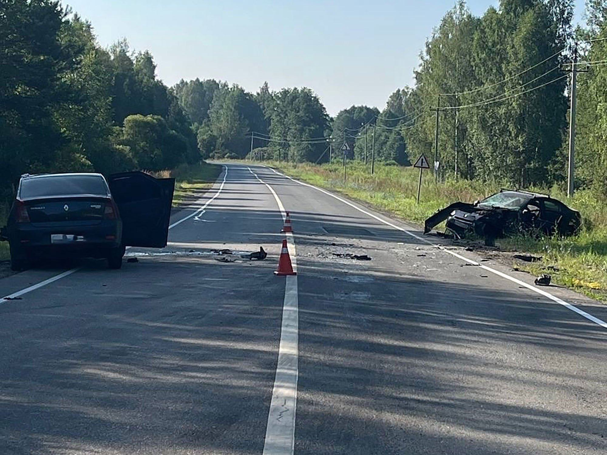 Два водителя госпитализированы после серьёзного ДТП на трассе Выкса – Вознесенское