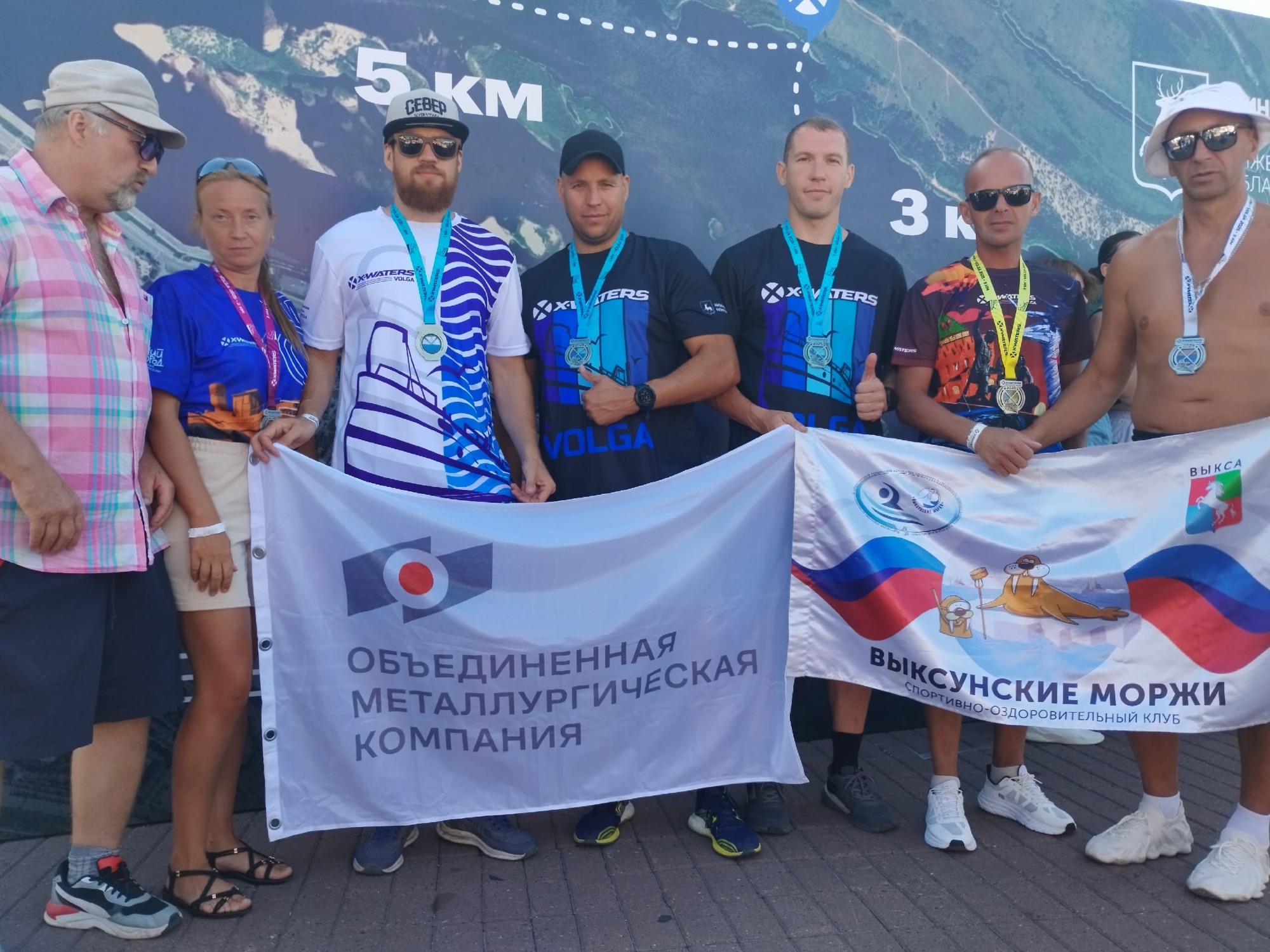 Выксунцы покорили Волгу: итоги заплыва X-Waters Volga