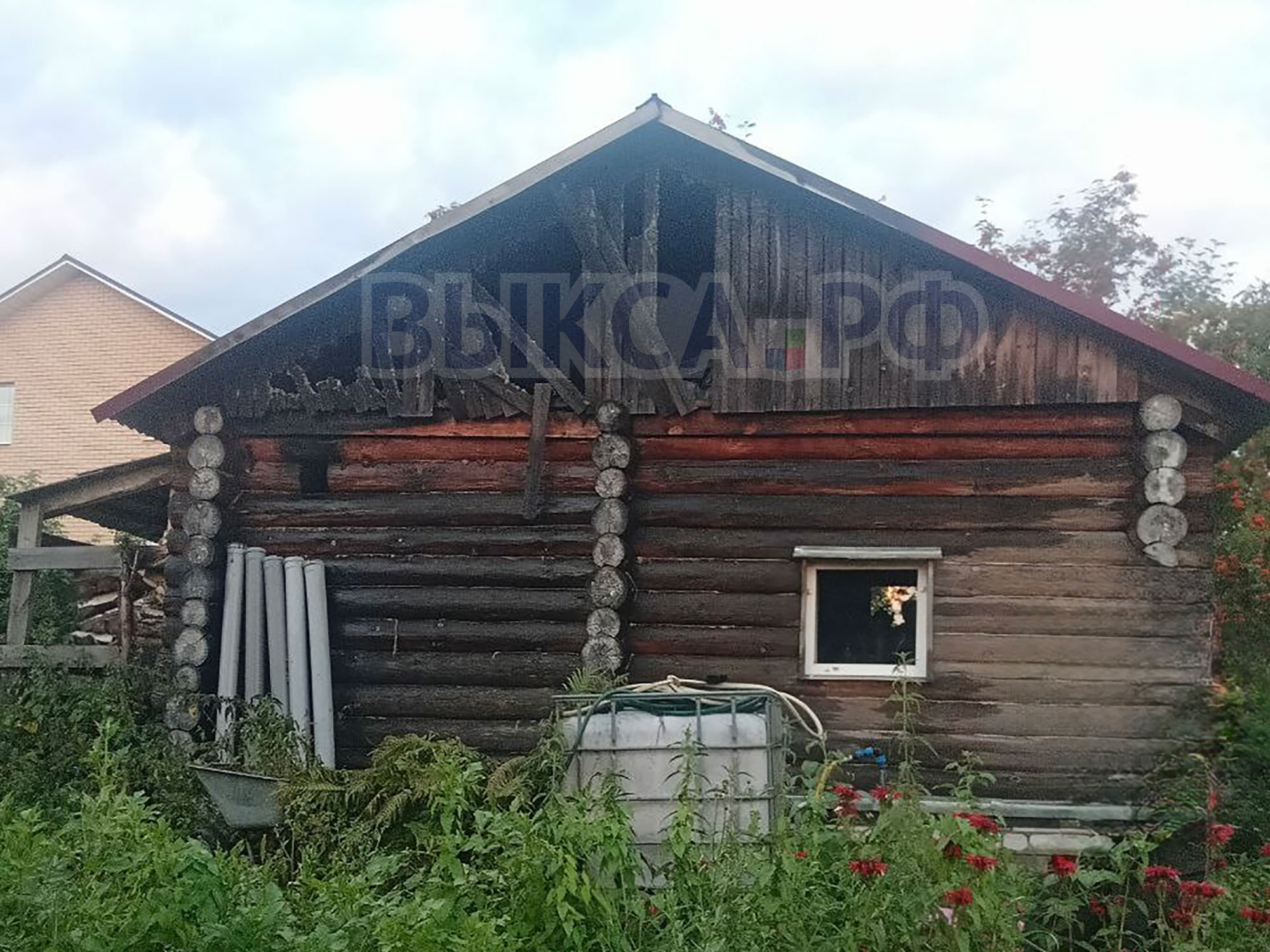 В Досчатом сгорела баня