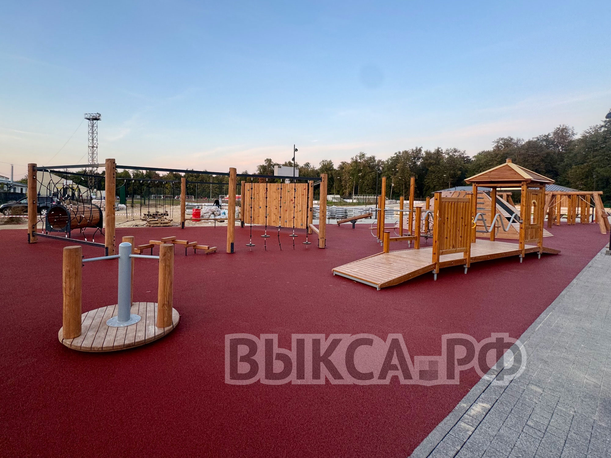 В Выксе появилась новая детская площадка в рамках проекта «Переплавка смыслов»