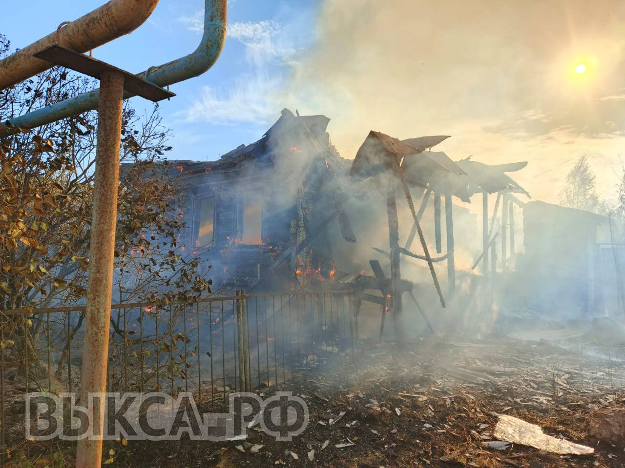 В Туртапке сгорел частный дом