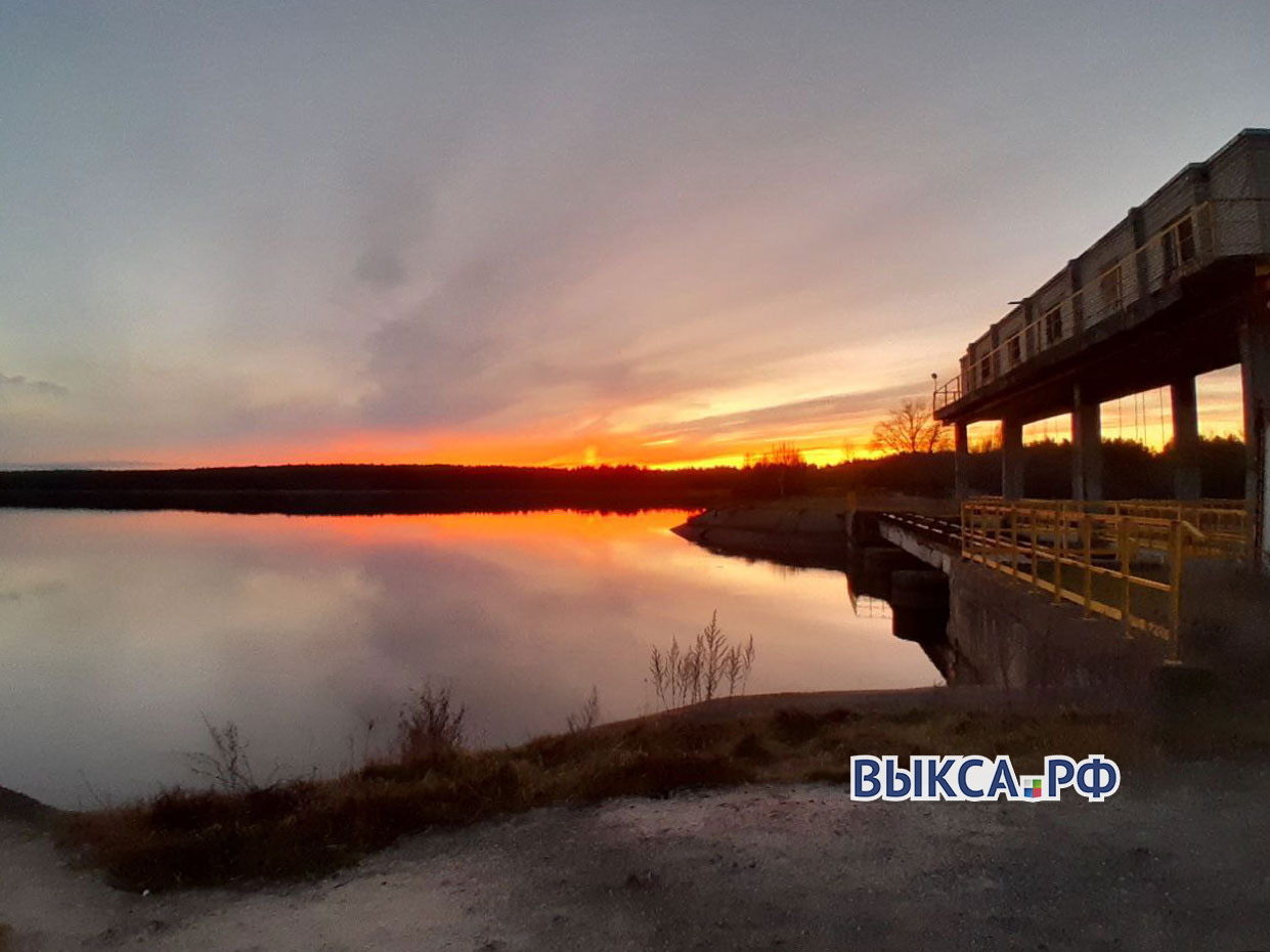 Закат на Вильском пруду