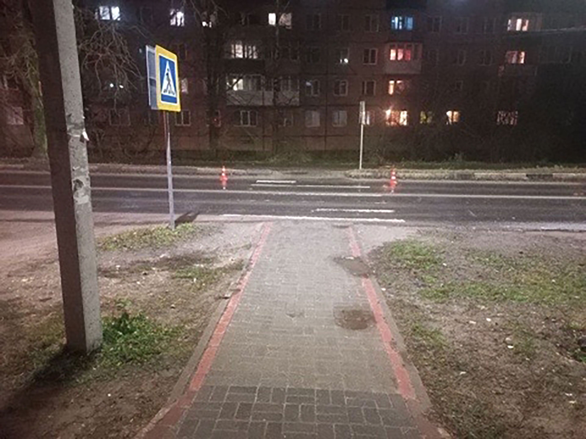 В м-не Юбилейный сбили пешехода на нерегулируемом переходе