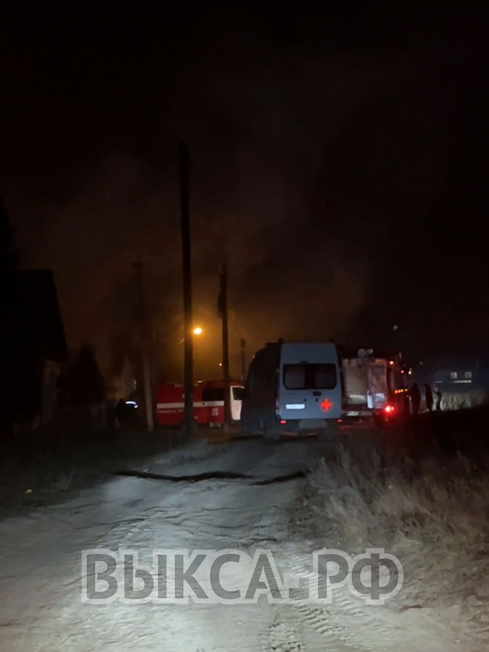 В Досчатом сгорела хозяйственная постройка