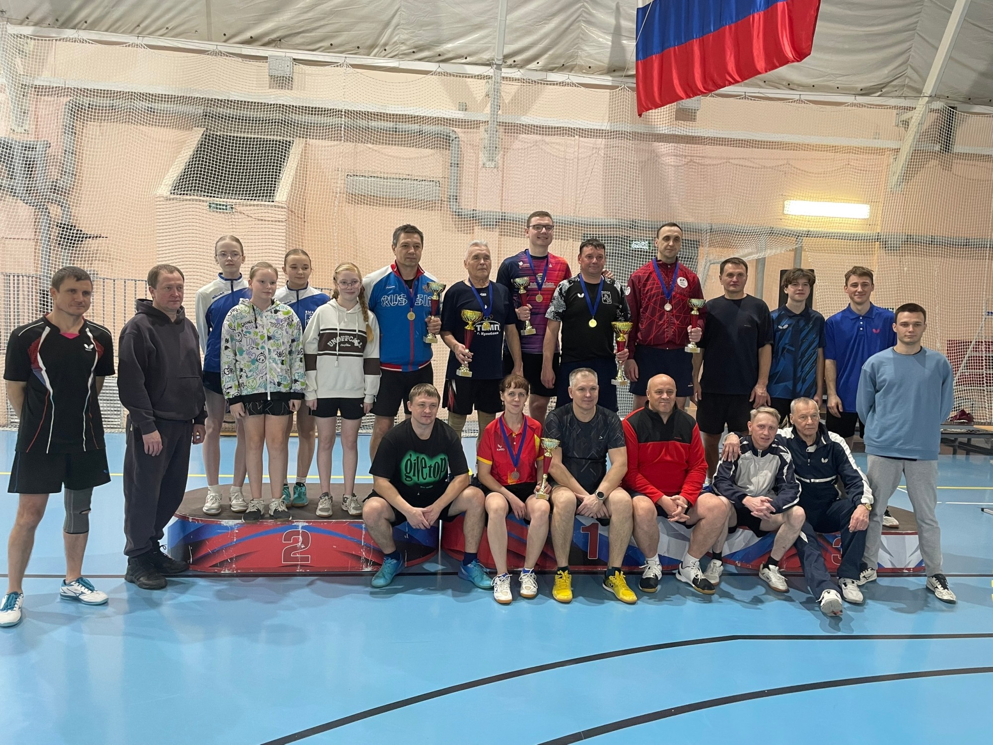 В Выксе прошел Новогодний турнир по настольному теннису