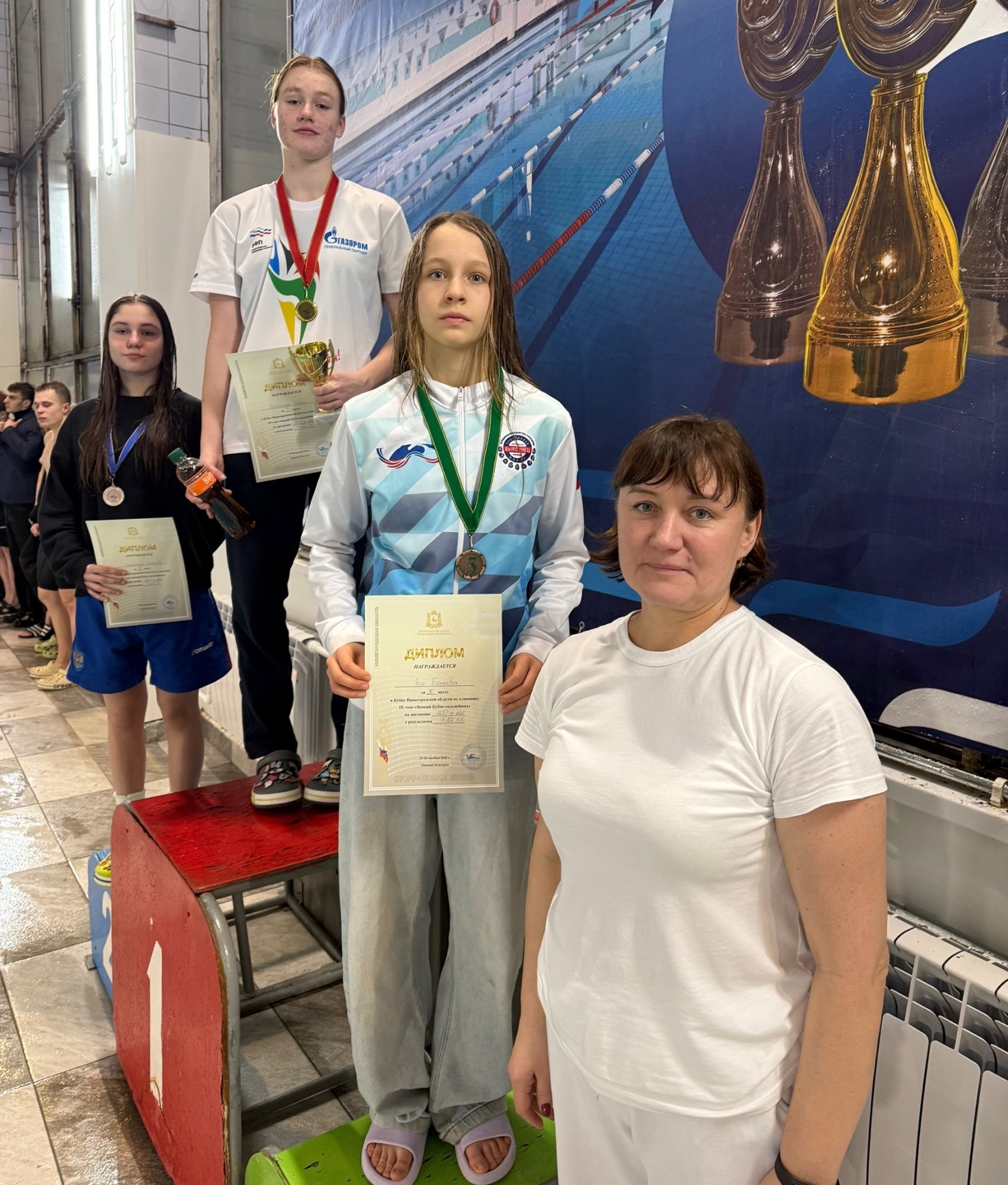 Выксунские пловцы приняли участие в «Зимнем Кубке сильнейших»