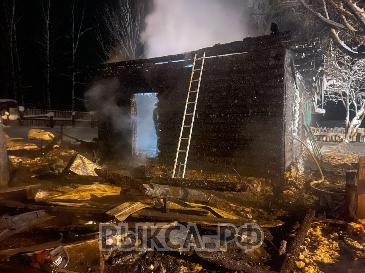 Квартира сгорела в поселке Внутреннний