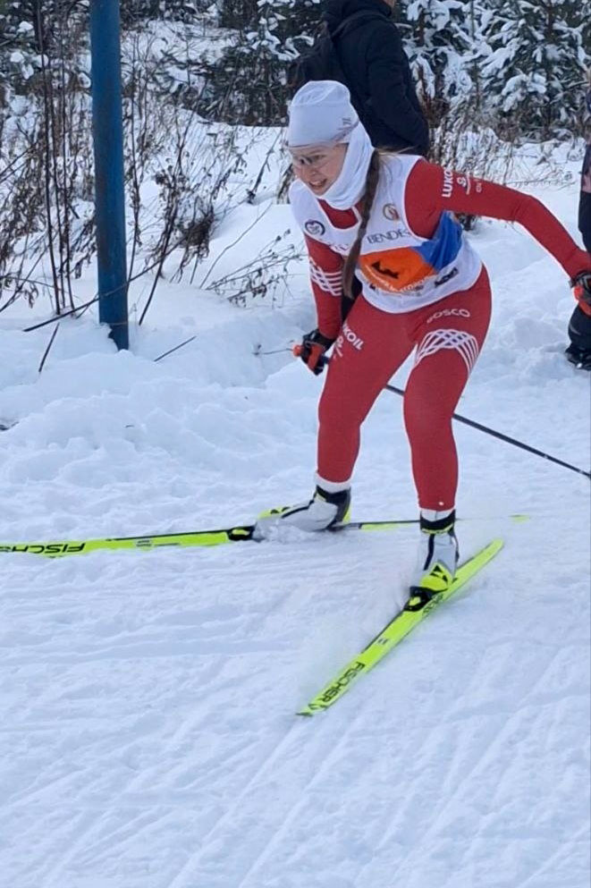 Бронза на спринте: Алина Рощина отличилась на втором этапе Кубка области по лыжным гонкам в Сосновском.