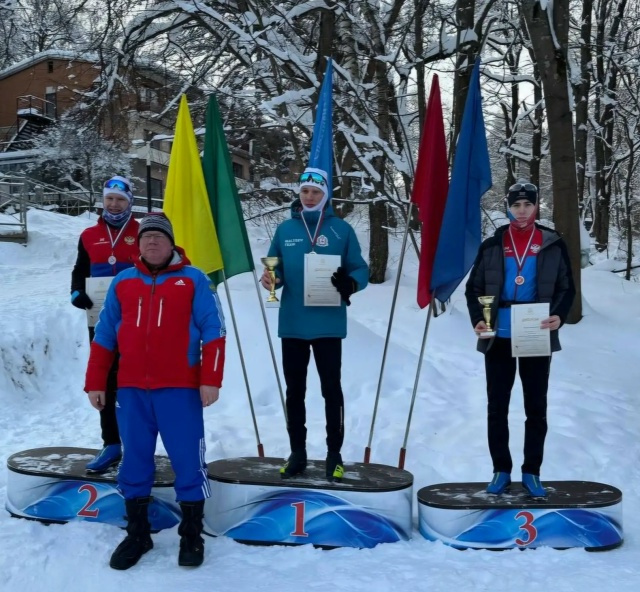 Андрей Артамонов — бронзовый призёр областного первенства по лыжным гонкам