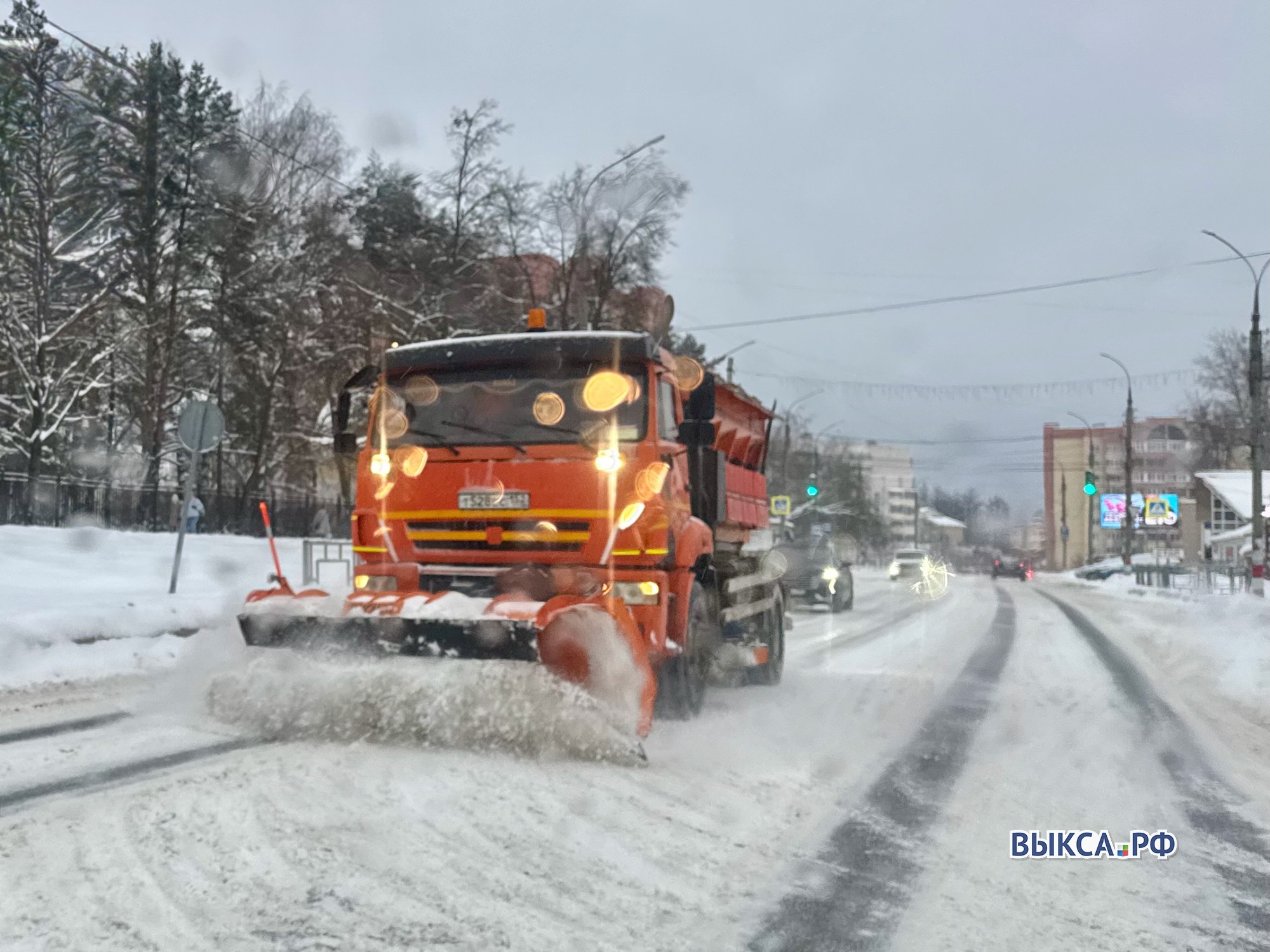 Дорожные службы Выксы перешли на круглосуточный режим работы