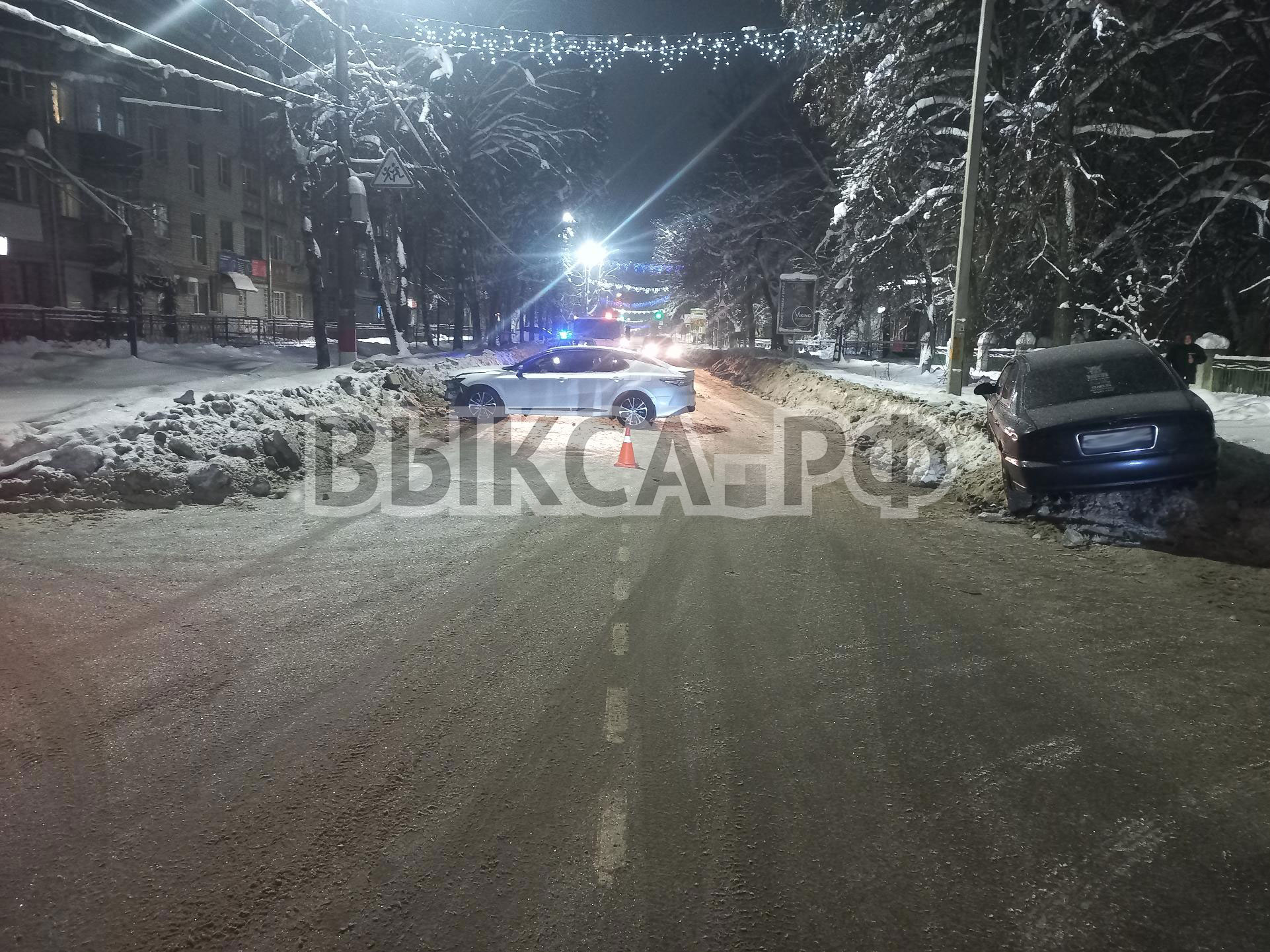 На улице Островского столкнулись Toyota и Hyundai