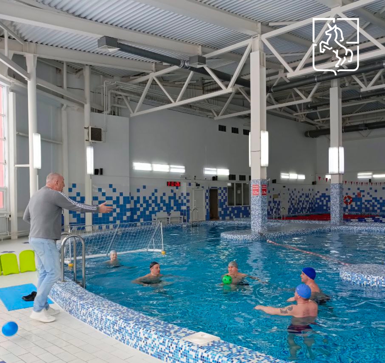 Выксунские участники СВО попробовали свои силы в водном поло