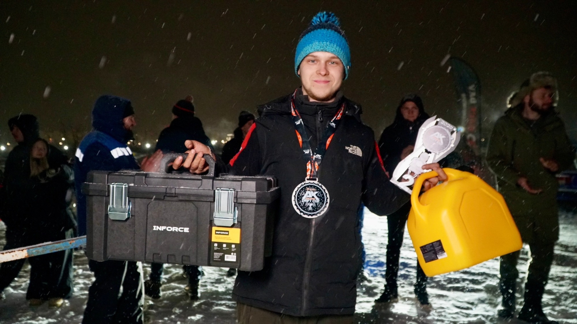 Выксунский гонщик Никита Денежкин завоевал второе место на этапе зимнего дрифта в Ульяновске