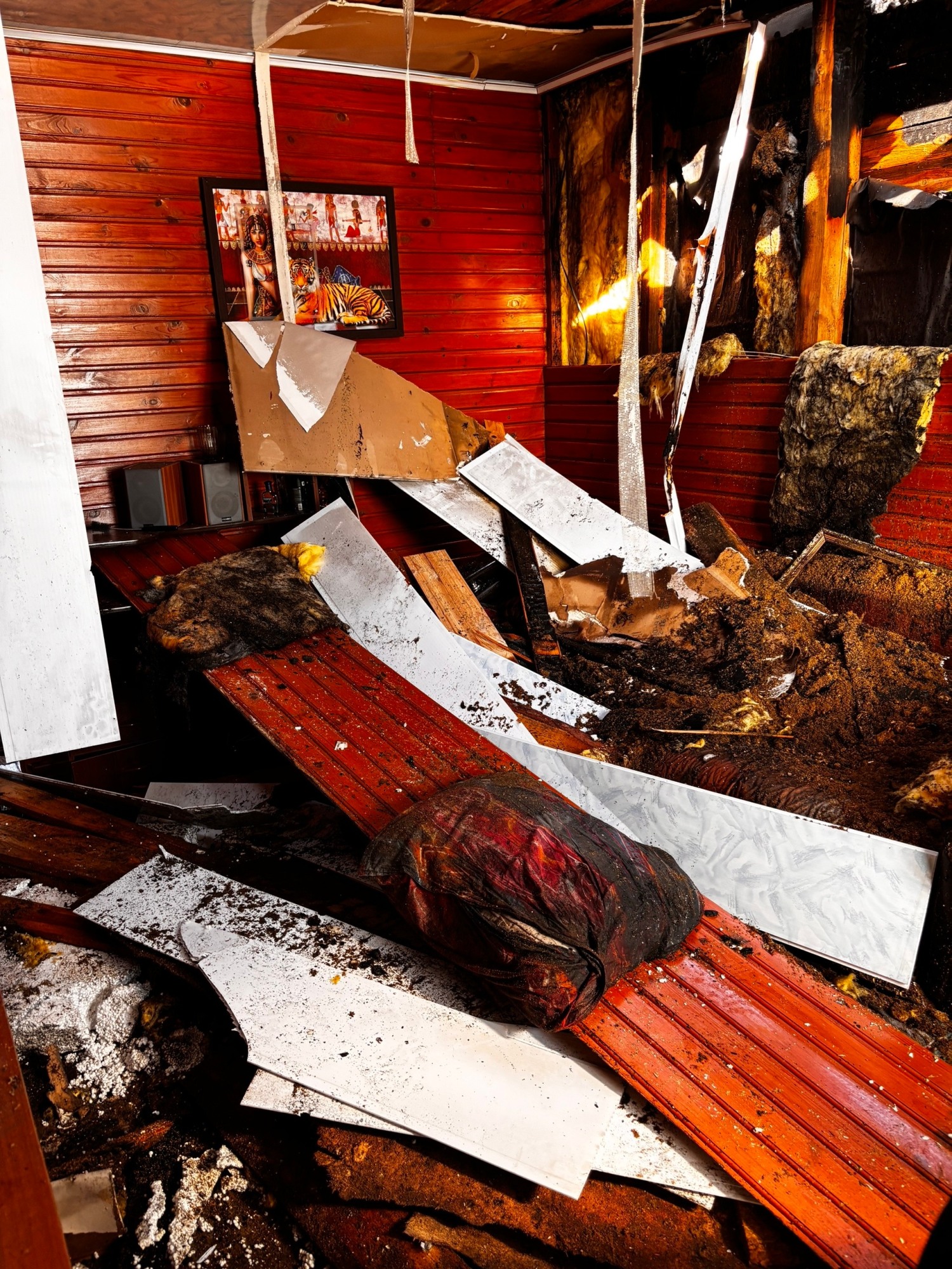 🕯️ Многодетная семья в Новодмитриевке осталась без дома из-за пожара