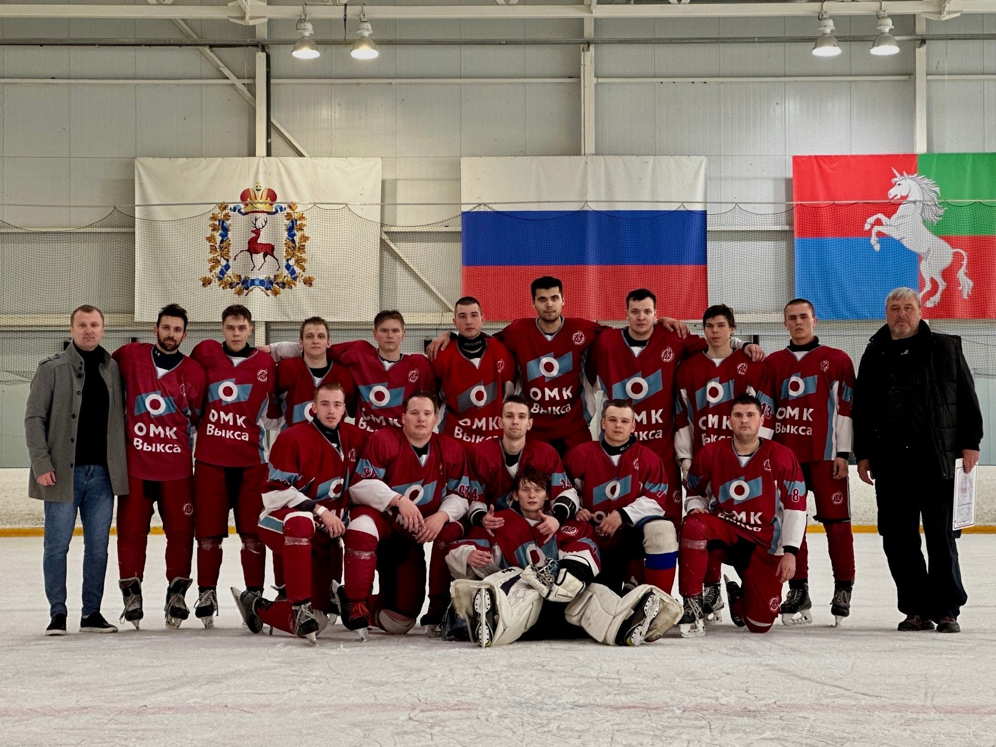 ХК «Металлург» разгромил ХК «Арзамас» в заключительном матче сезона