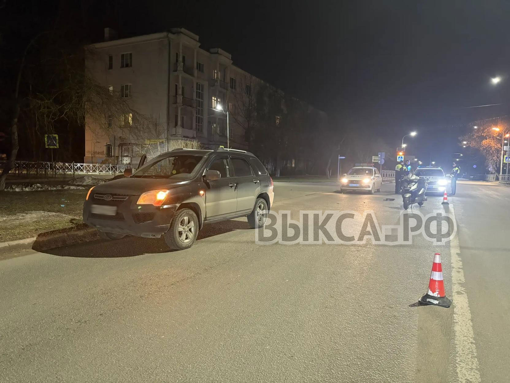 Пьяный мотоциклист спровоцировал ДТП на улице Красные Зори