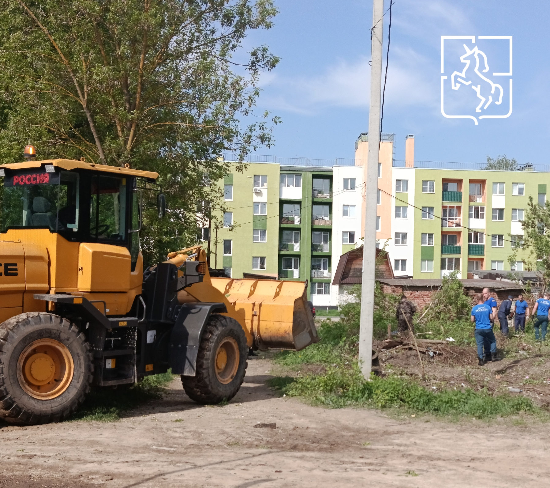 Весенняя уборка Выксы продолжается