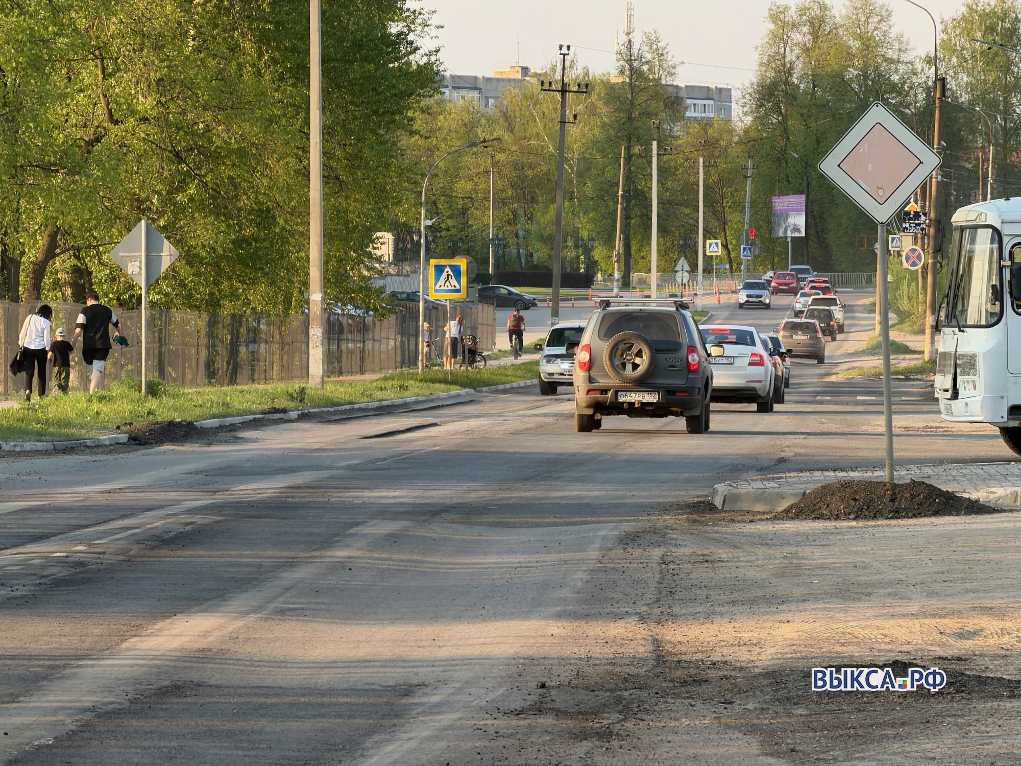 В Выксе проводят ямочный ремонт дорожного покрытия