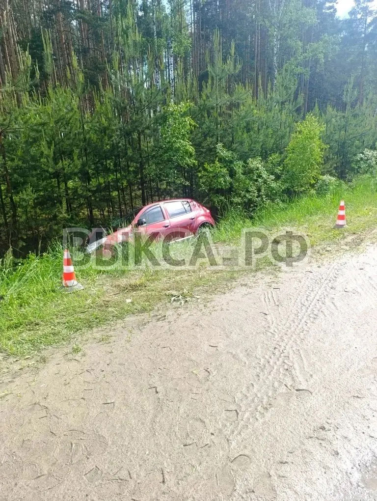 Пьяный водитель улетел в кювет под Досчатым