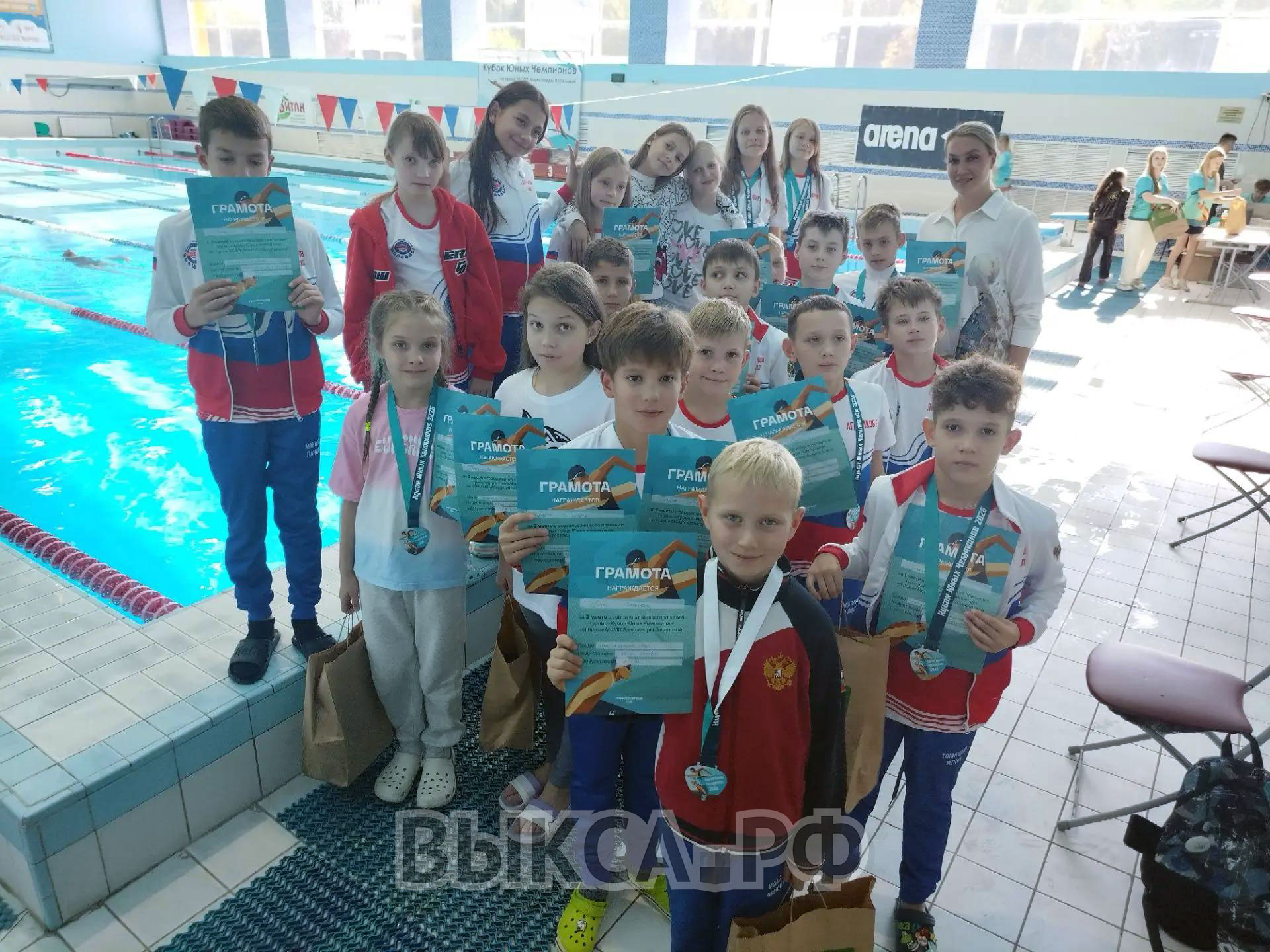 19 медалей, из них 4 золота: пловцы «Выксунца» отличились на «Кубке Юных Чемпионов»