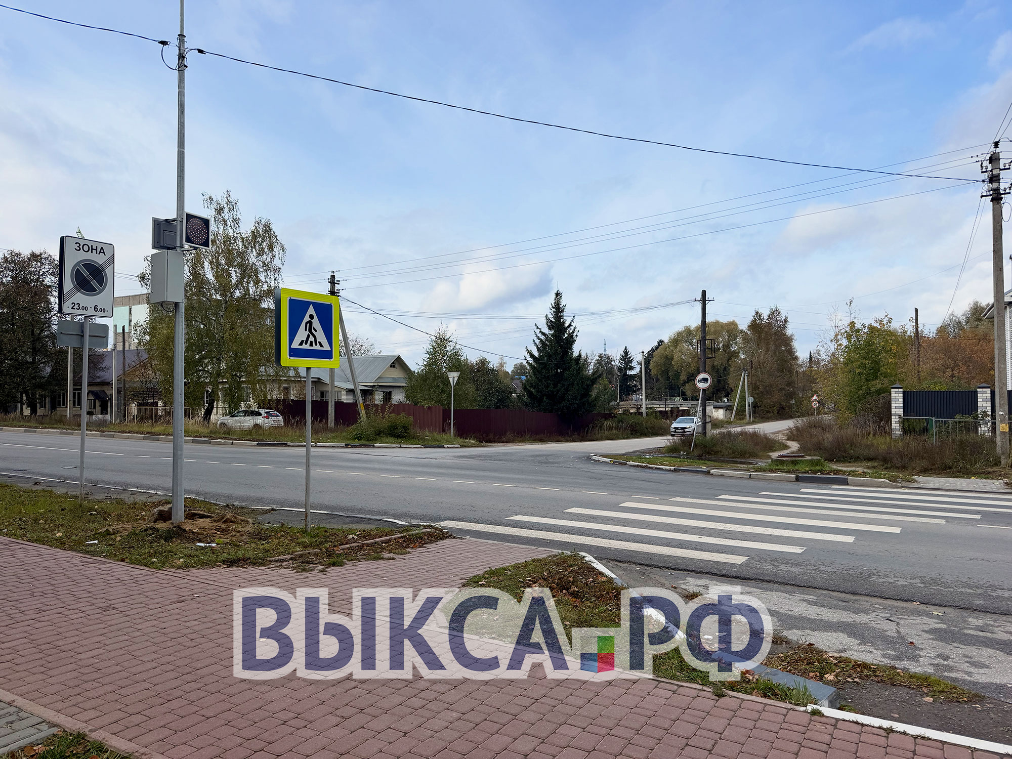 🚦 На улице Пушкина в Выксе заработали предупреждающие светофоры